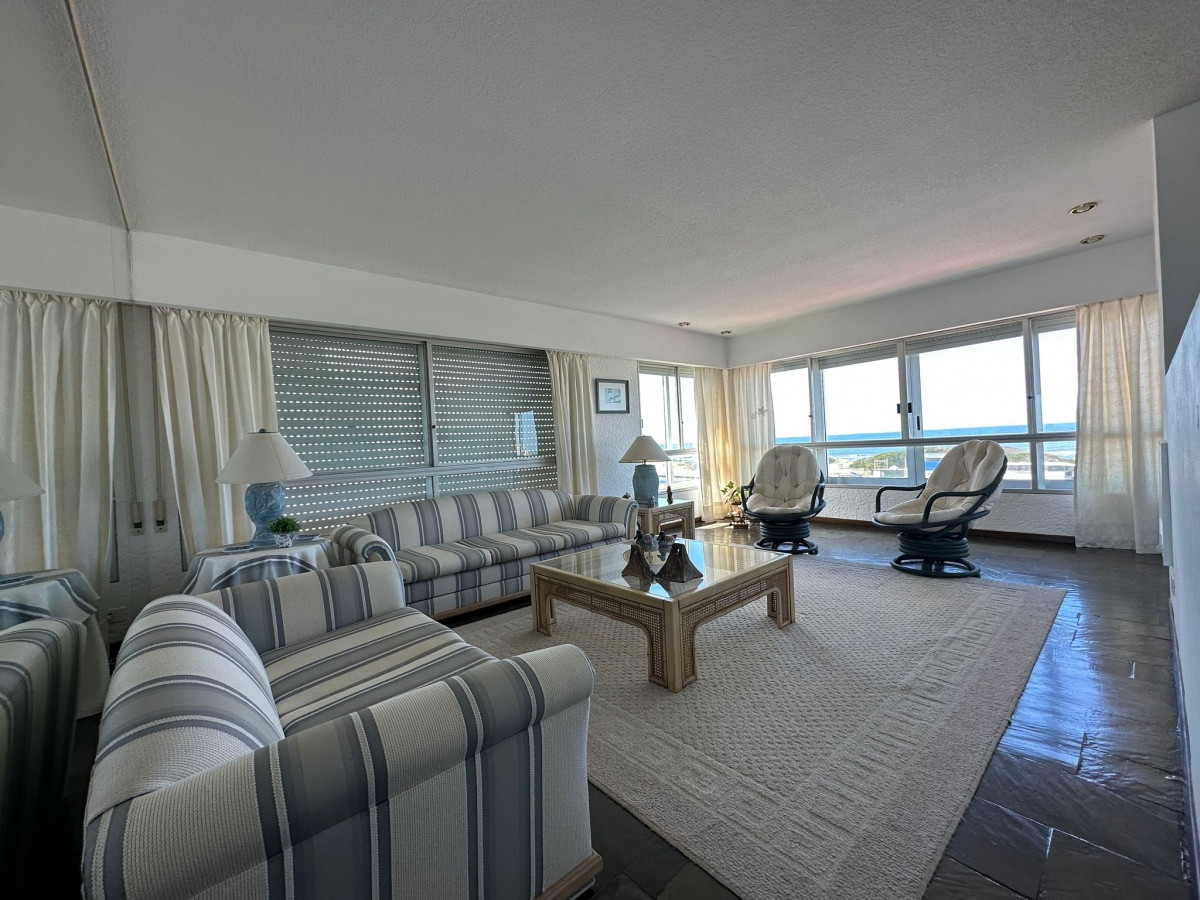 Apartamento de dos dormitorios en venta y alquiler  frente a playa brava