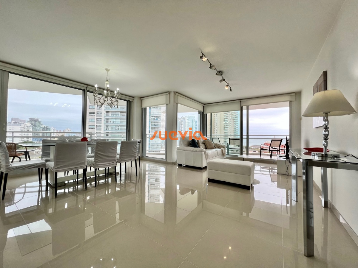 Apartamento ID.4353 - APARTAMENTO DE 3 DORMITORIOS EN ALQUILER TEMPORARIO SUNRISE TOWER PLAYA MANSA