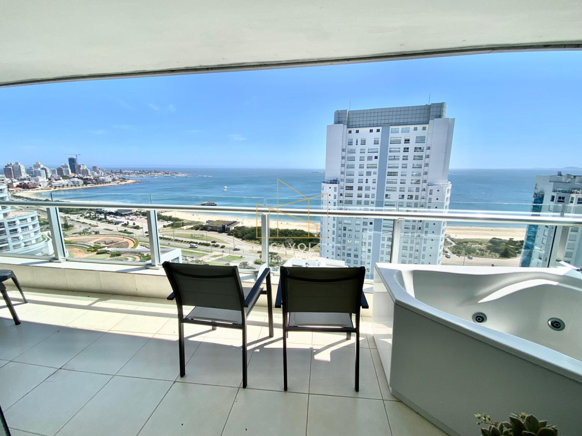 Apartamento ID.527 - Apartamento en alquiler temporario Playa Mansa 2 dormitorios