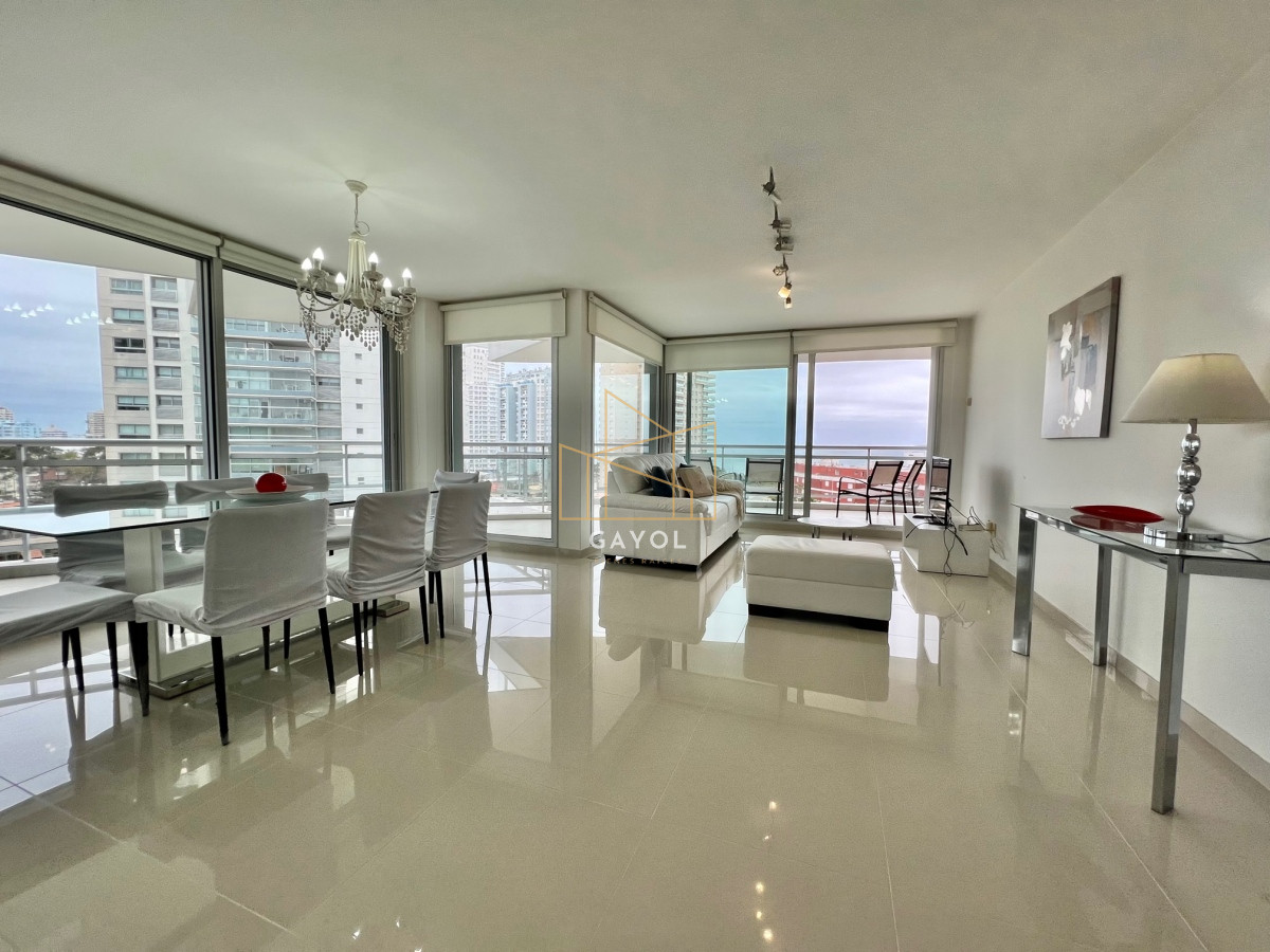 Apartamento ID.659 - APARTAMENTO DE 3 DORMITORIOS EN ALQUILER TEMPORARIO SUNRISE TOWER PLAYA MANSA