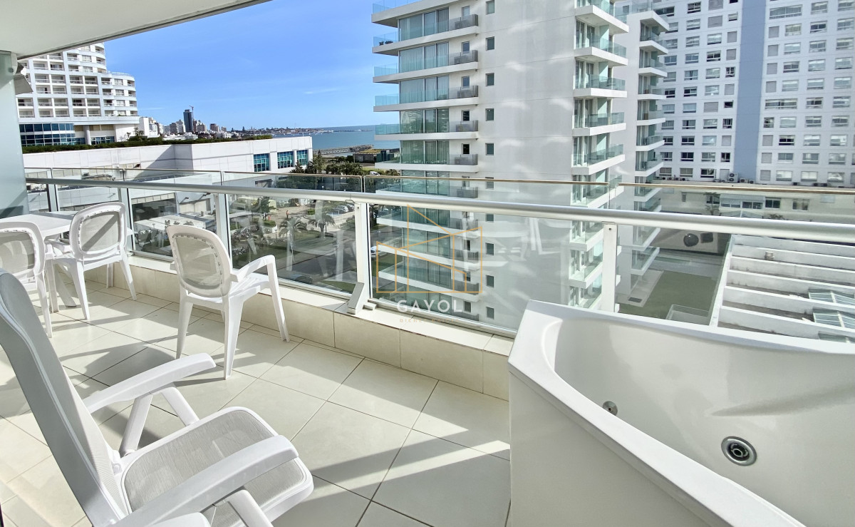 Apartamento ID.1223 - Apartamento en alquiler temporario Playa Mansa 2 dormitorios