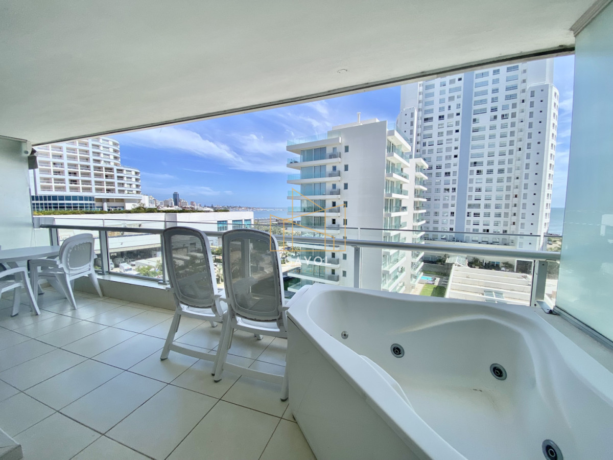 Apartamento ID.1223 - Apartamento en alquiler temporario Playa Mansa 2 dormitorios