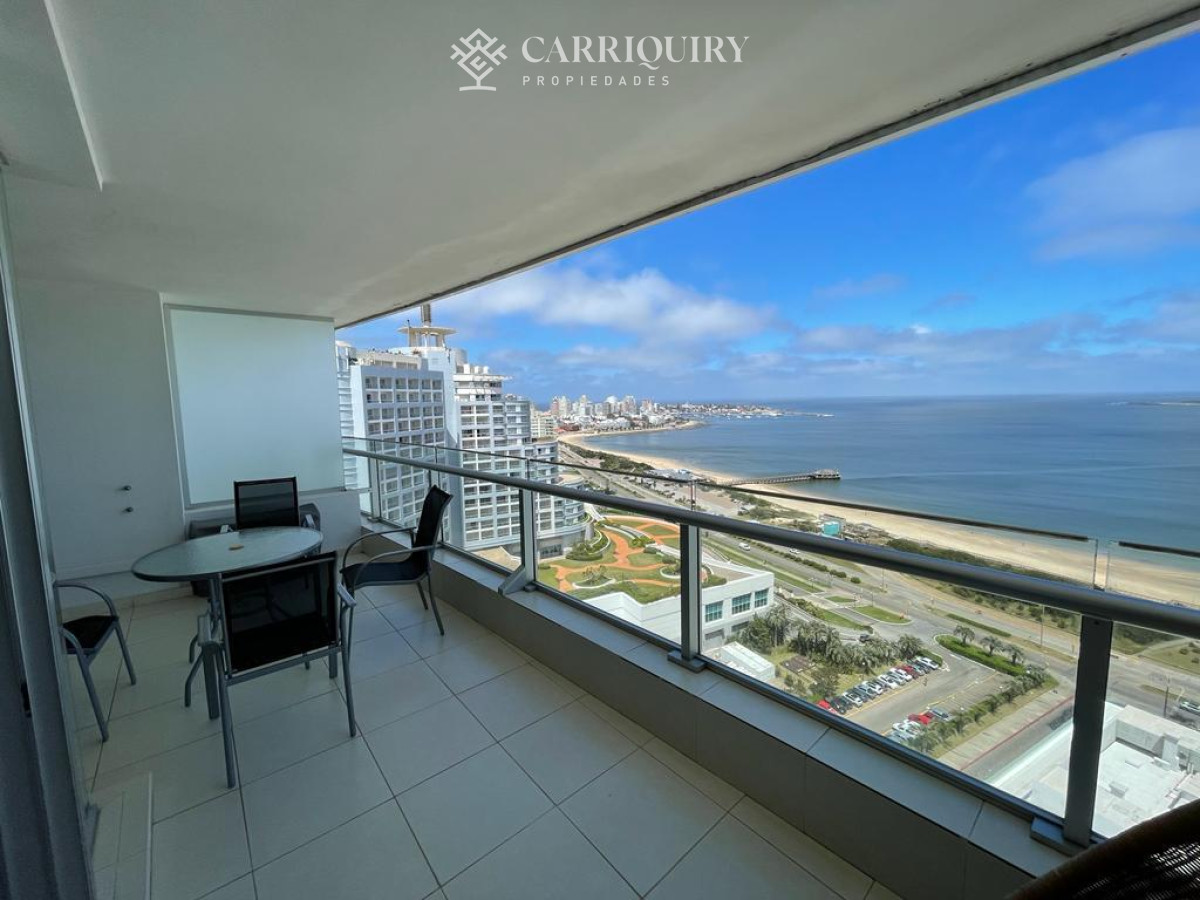 Apartamento ID.5522/Alquiler-temporario-de-apartamento-de-dos-dormitorios-con-parrillero-de-uso-exclusivo-en-Punta-Ballena - Apartamento en Mansa - Punta del Este