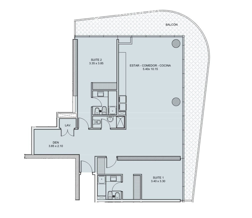 Apartamento ID.10627 - Apartamento en alquiler temporario Surfside Punta del Este