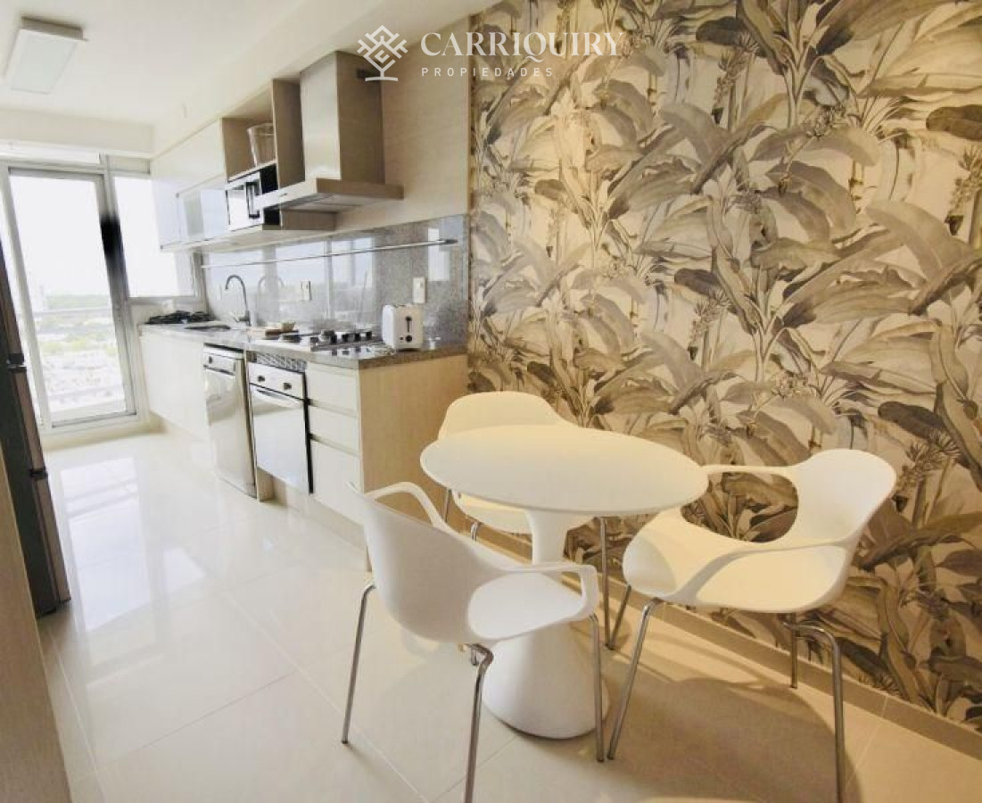 Apartamento ID.95/Moderno-Apartamento-de-Tres-Dormitorios-en-Primera-Linea,-Playa-Brava - Apartamento en alquiler temporario Playa Mansa 2 dormitorios SUNRISE TOWER