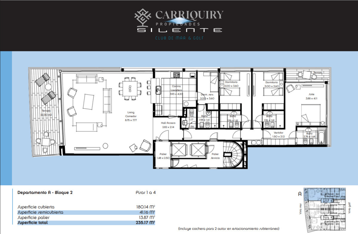 Apartamento ID.9029 - EXCLUSIVO APARAMENTO EN PRIMERA LINEA PLAYA BRAVA COMPLEJO SILENTE 3 DORMITORIOS EN SUITE MAS SERVICIO