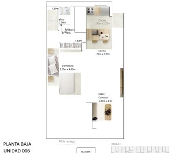 Preventa de Apartamento de 1 dormitorios en planta baja. Bloque 3. Maldonado - Punta del Este