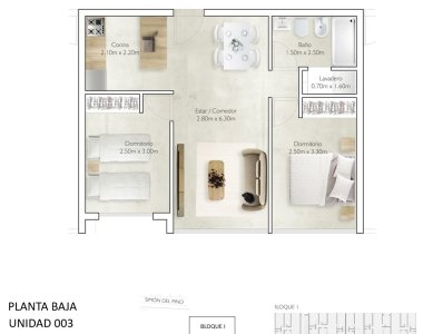 Preventa de Apartamento de 2 dormitorios en planta baja. Bloque 3. Maldonado - Punta del Este