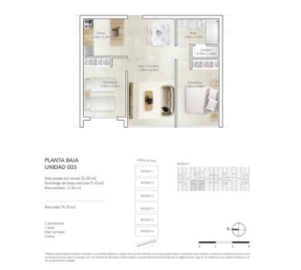 Preventa de Apartamento de 2 dormitorios en planta baja. Bloque 3. Maldonado - Punta del Este
