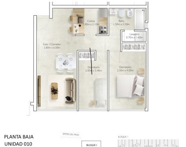 Preventa de Apartamento de 2 dormitorios en planta baja. Bloque 3. Maldonado - Punta del Este