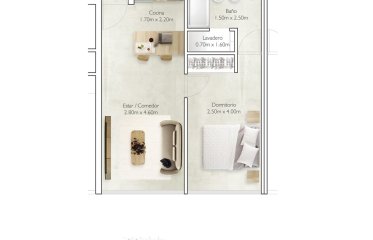 Preventa de Apartamento de 1 dormitorios en planta baja. Bloque 3. Maldonado - Punta del Este