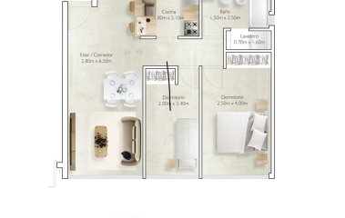 Apartamento en venta de 2 dormitorios en planta baja. Bloque 2. Maldonado - Punta del Este