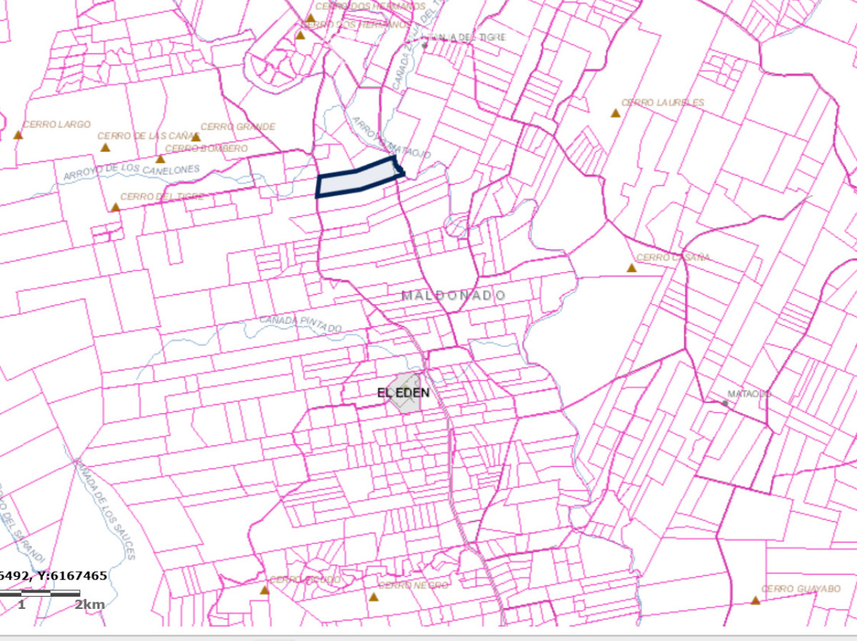 Chacra ID.9672/CHACRA-EN-VENTA-CASI-2-HÁS- - Campo 63 Has en Venta sobre Ruta 12 | Proyecto Aprobado 3 Has | Junto a Pueblo Edén | Ideal Desarrollo Inmobiliario