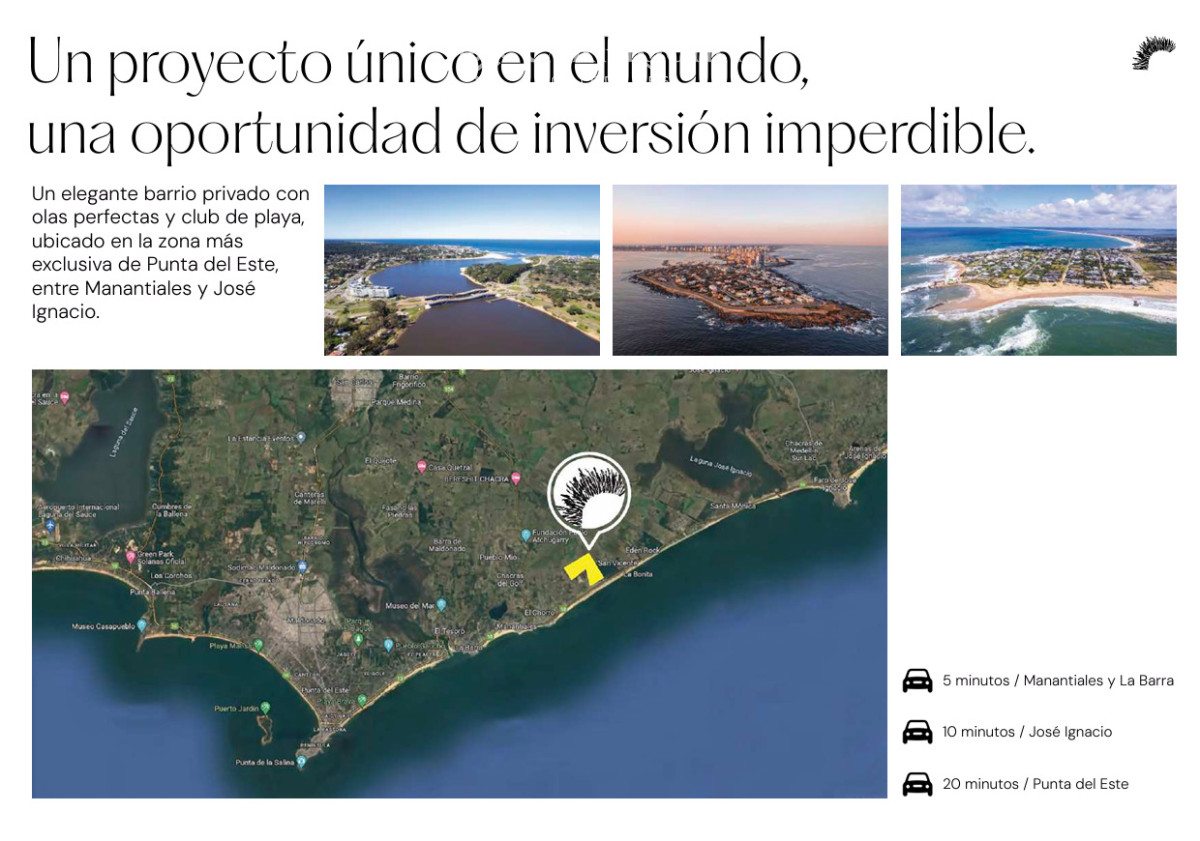 Terreno ID.9214/Lote-Premium-de-4.200-m²-a-pasos-del-mar-en-Punta-del-Este--Potencial-para-toree-de-30-Pisos. - OPORTUNIDAD UNICA DE INVERTIR EN EL BARRIO PRIVADO EN DESARROLLO MAS IMPORTANTE DEL CONTINETE LOTES DESDE USD 300 EL M2