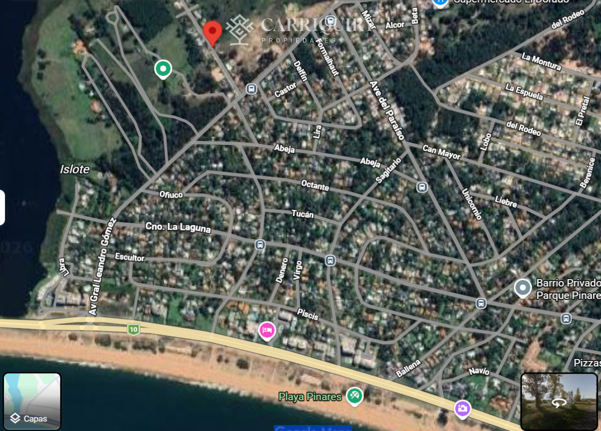 Terreno ID.10043/Terreno-en-venta-Tio-Tom- - OPORTUNIDAD LOTE DE 1000 M2 EN VENTA EN PINARES ZONA MUY TRANQUILA DE BUENAS PROPIEDADES IDEAL PARA HACER 2 CASA