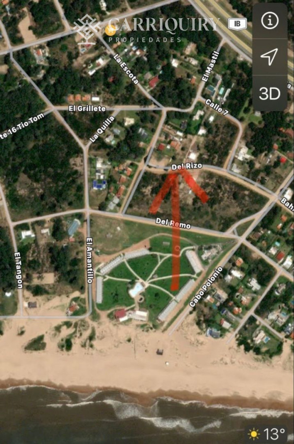 Terreno ID.2913/Terreno-de-1700-mts-2-a-la-venta-en-La-Barra-El-Tesoro - Terreno en venta Tio Tom 