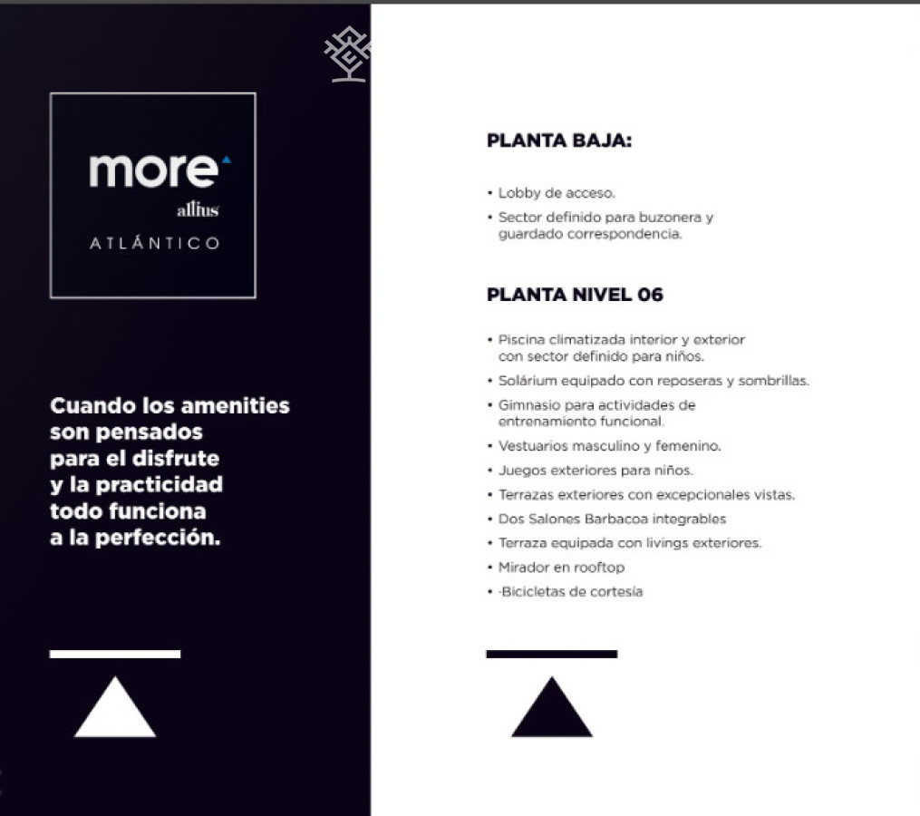 Apartamento ID.9973/VENTA-APARTAMENT-DE-2-DORMOTIORIOS-A-ESTRENAR-EN-MALDONADO-BENEFICIOS-FISCALES-IDEAL-PARA-RENTAS - More Atlántico Torre 2 - Viví Punta del Este todo el año - MONOAMIENTE DE 36 M2 PISO ALTO