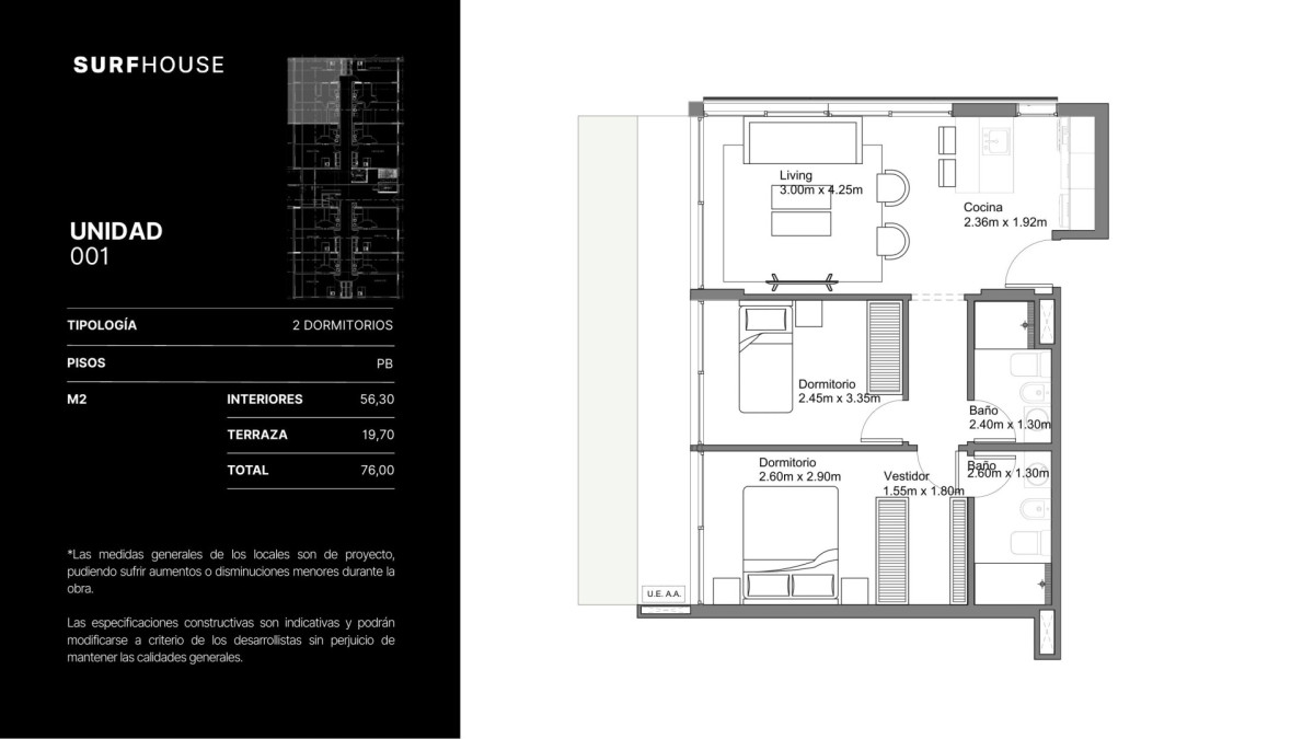 Apartamento ID.10612 - Exclusivo departamento en venta de 2 dormitorio en desarrollo en La barra