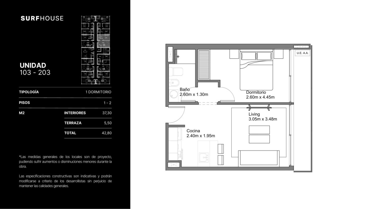 Apartamento ID.10612 - Exclusivo departamento en venta de 2 dormitorio en desarrollo en La barra