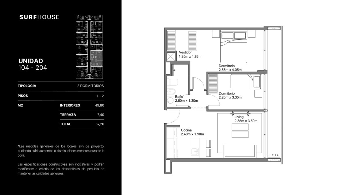 Apartamento ID.10612 - Exclusivo departamento en venta de 2 dormitorio en desarrollo en La barra
