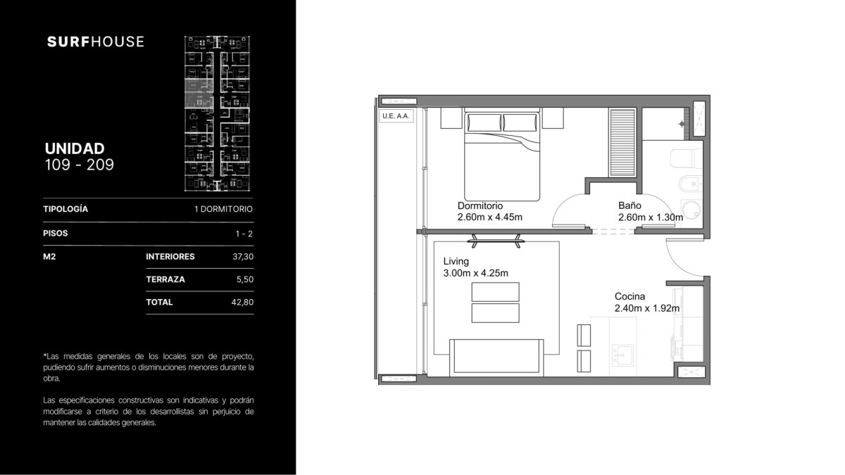 Apartamento ID.10612 - Exclusivo departamento en venta de 2 dormitorio en desarrollo en La barra