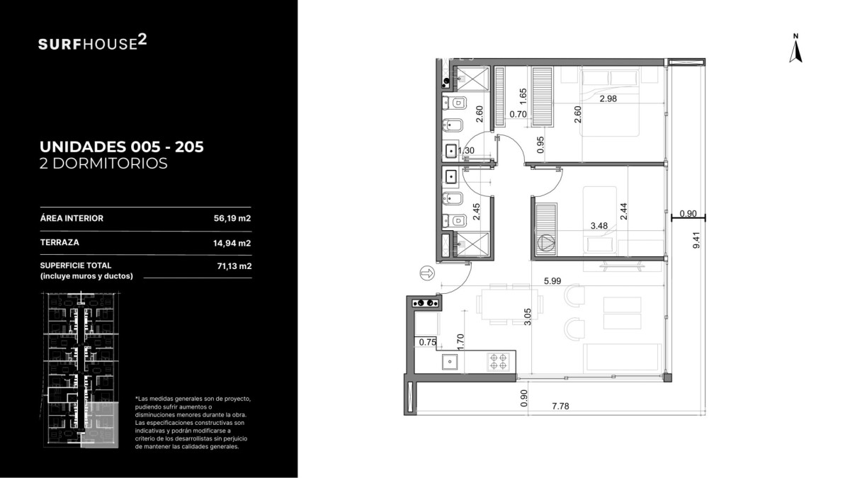 Apartamento ID.10617 - Exclusivo departamento en venta de 2 dormitorios en desarrollo en La barra