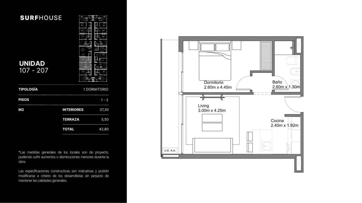 Apartamento ID.10612 - Exclusivo departamento en venta de 2 dormitorio en desarrollo en La barra