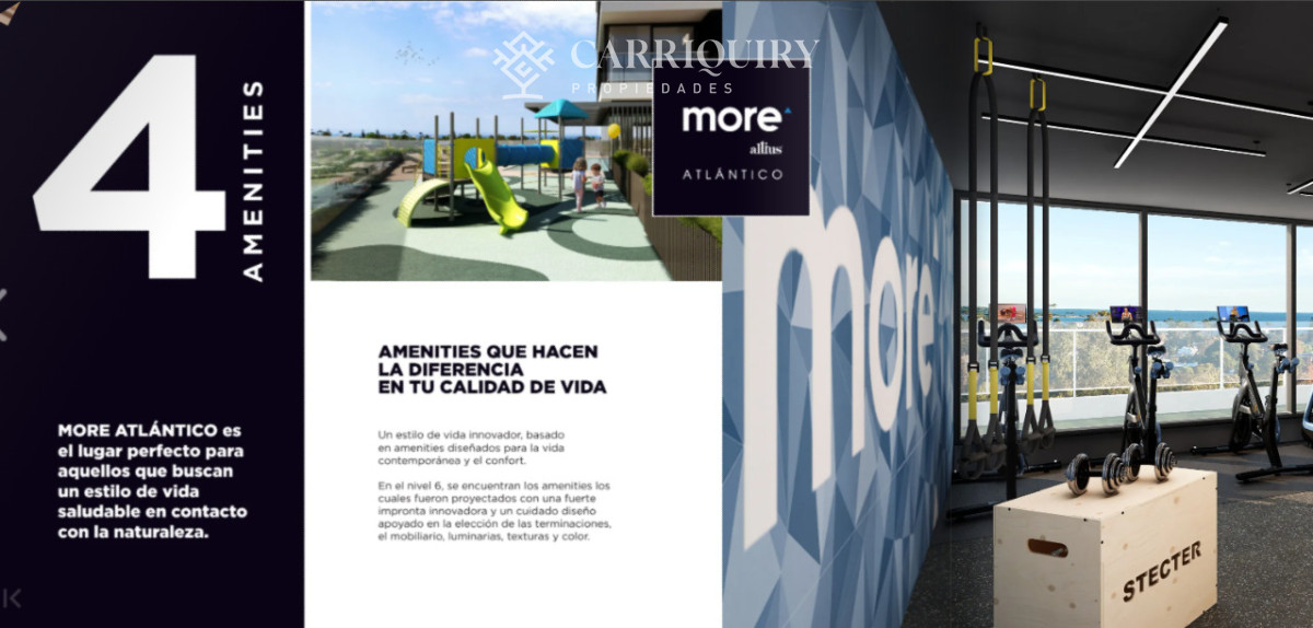 Apartamento ID.9973/VENTA-APARTAMENT-DE-2-DORMOTIORIOS-A-ESTRENAR-EN-MALDONADO-BENEFICIOS-FISCALES-IDEAL-PARA-RENTAS - More Atlántico Torre 2 - Viví Punta del Este todo el año - MONOAMIENTE DE 36 M2 PISO ALTO