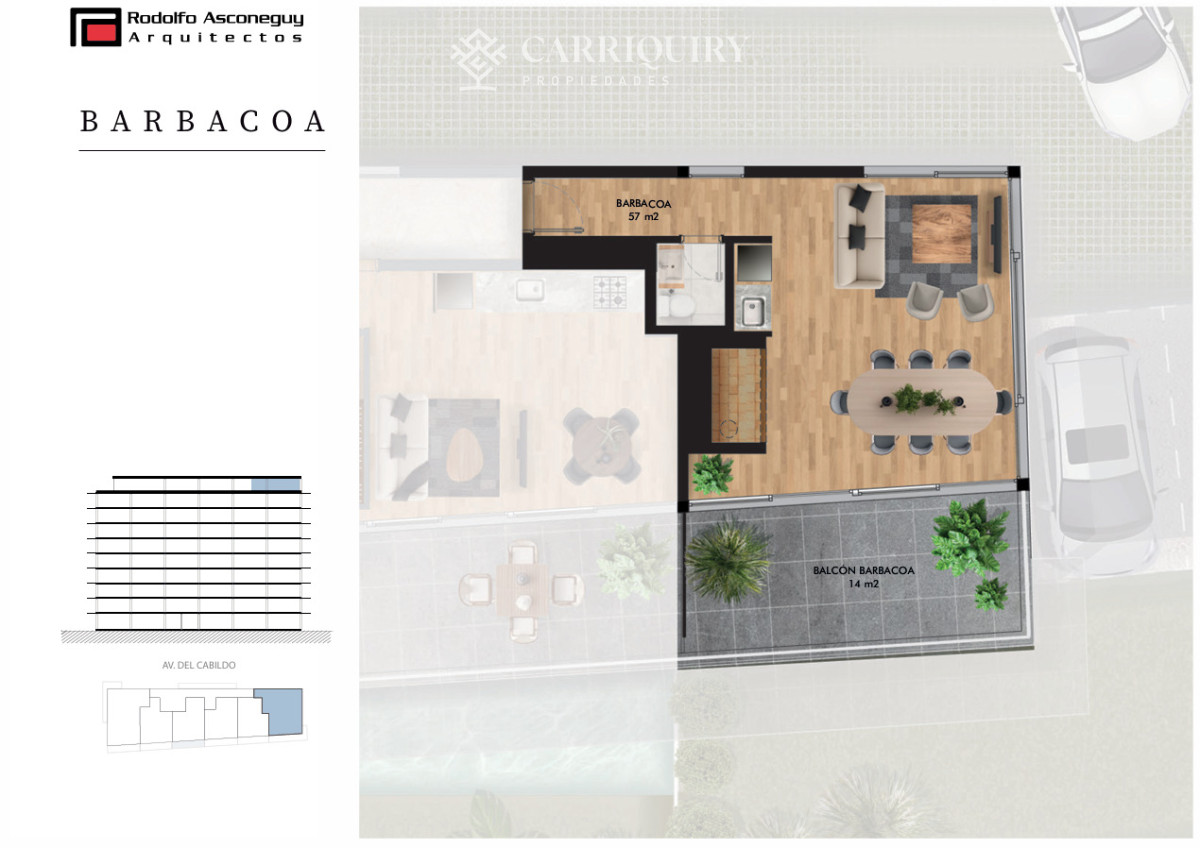 Apartamento ID.9992 - OPORTUNIDAD APARTAMENTO EN AVDA ROOSEVELT 1 DORMITORIO EN CONSTRUCCION CONSULTE ADEMAS 2 Y 3 DORMITORIOS