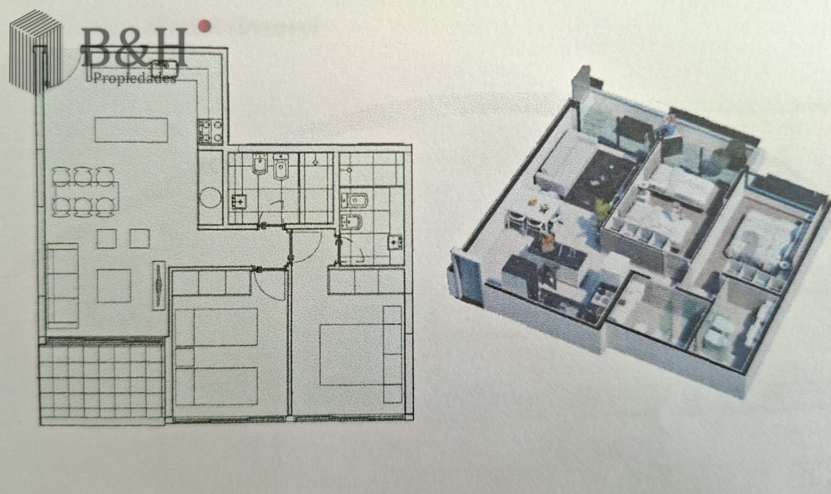 Apartamento ID.6577 - Apartamento a entrenar de 2 dormitorios