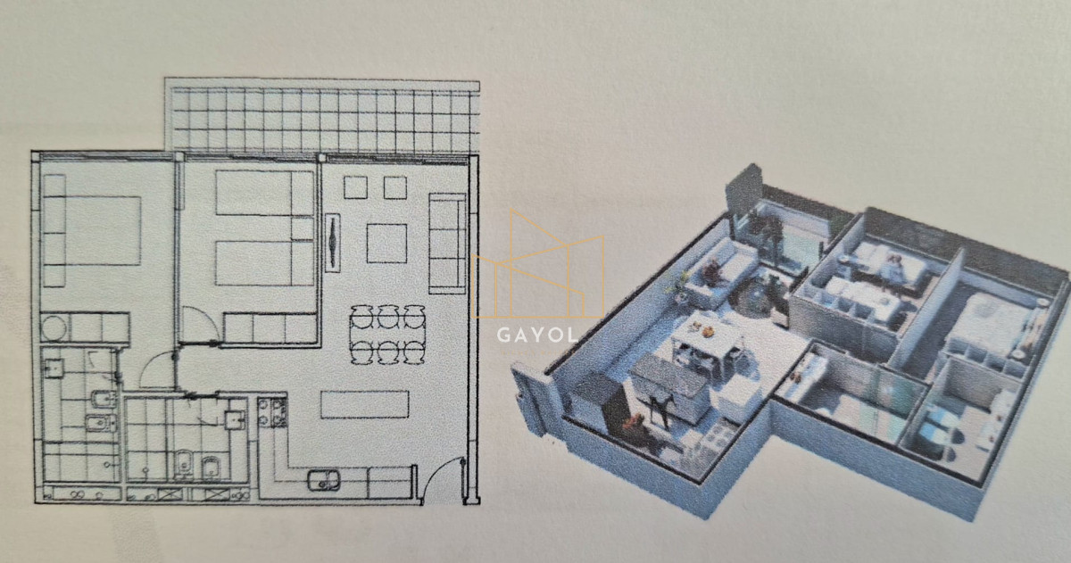Apartamento ID.1178 - APARTAMENTO A ENTRENAR 2 DORMITORIOS