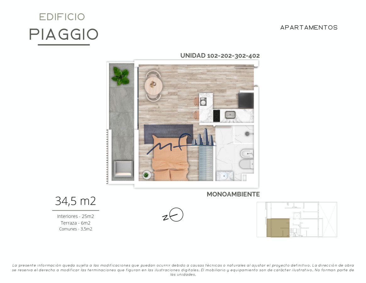 Apartamento ID.439 - Puerto del Buceo