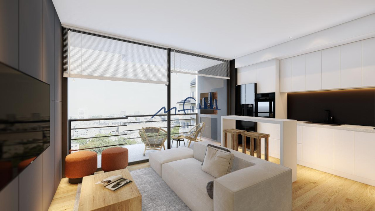 Apartamento ID.647 - EN  VENTA: A estrenar: 1 dormitorio, 1 baño, garaje cerrado, parrillero en balcón. Con exoneraciones tributarias