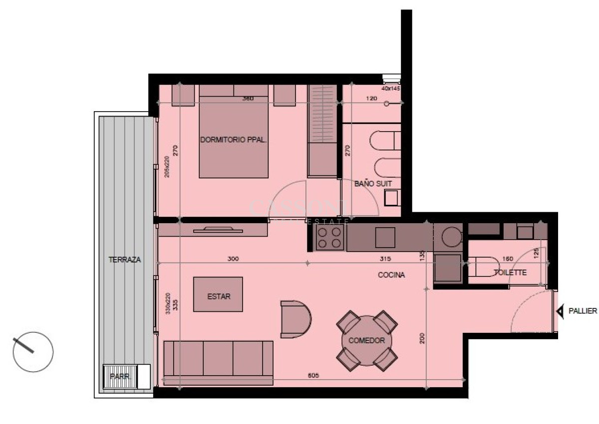 Apartamento ID.1483 - Excelente Proyecto, Esquinero, 1 Dormitorio, Terraza con Parrillero 