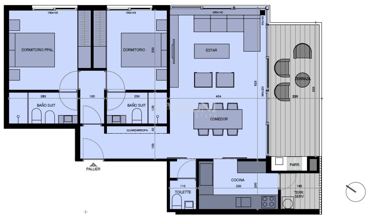 Apartamento ID.1490 - A pasos del mar, Nuevo Lanzamiento, 2 Dormitorios, Esquinero