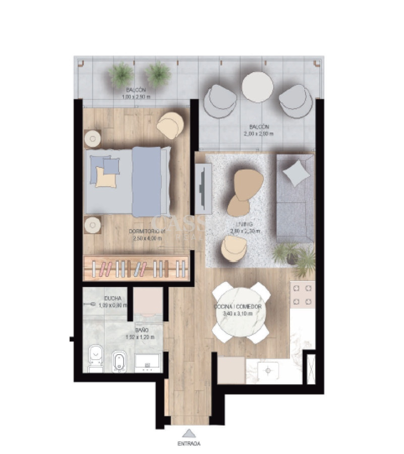 Apartamento ID.1591 - Venta 1 Dormitorio Frente a Playa Mansa 