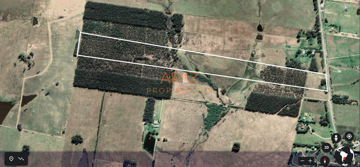 Chacra ID.1991 - Importante Chacra sobre Ruta 104 Excelente ubicación