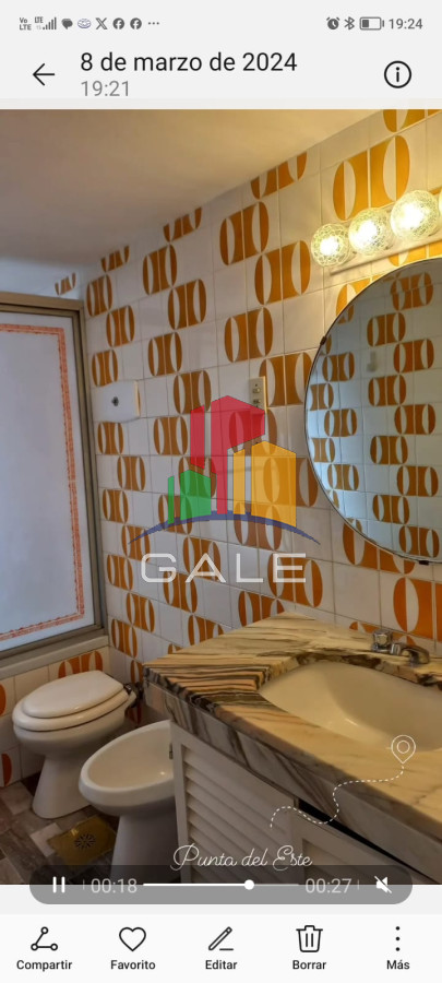 Apartamento ID.2519 - Frente al Mar hermoso apartamento 3 dormitorios y garaje