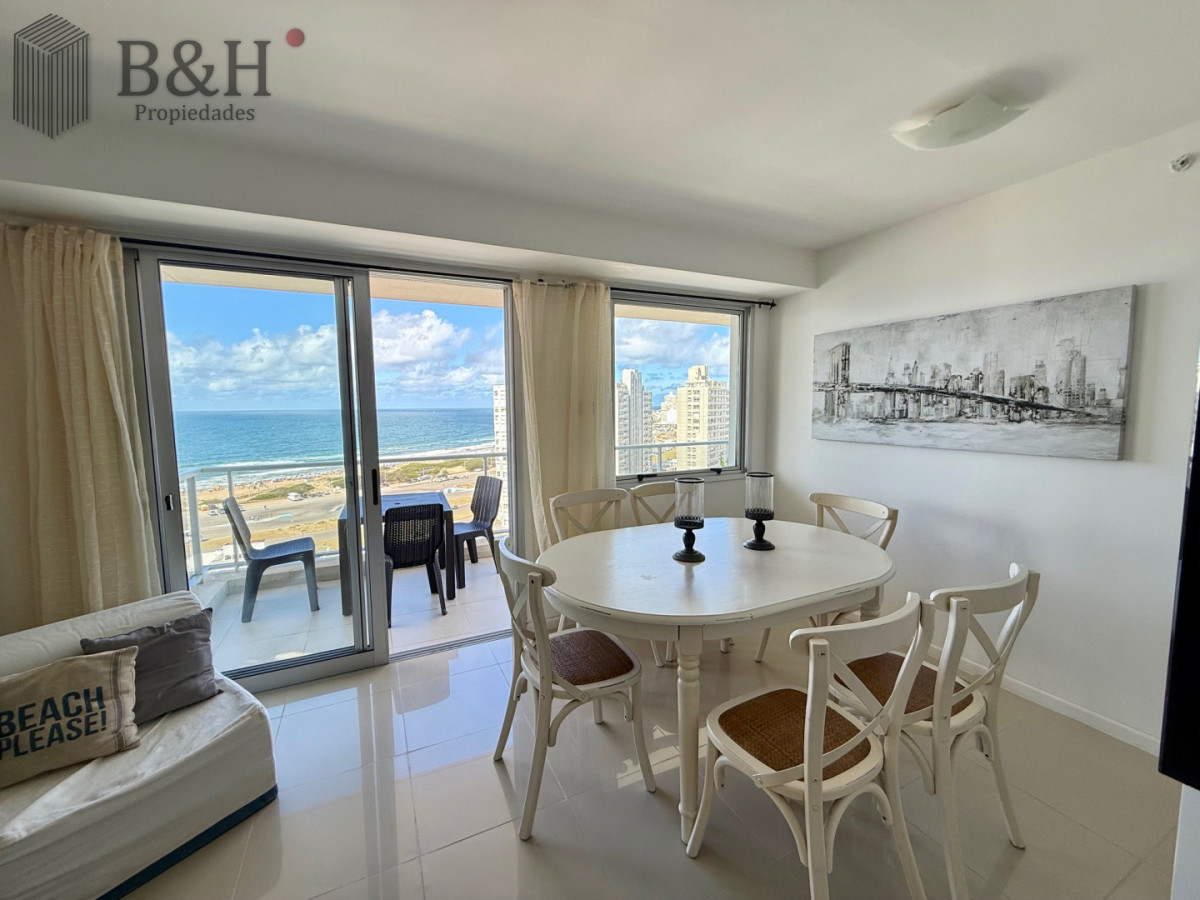 Apartamento ID.6984 - Apartamento en Alquiler Anual   Torre Nueva con Servicios. Vista al Mar