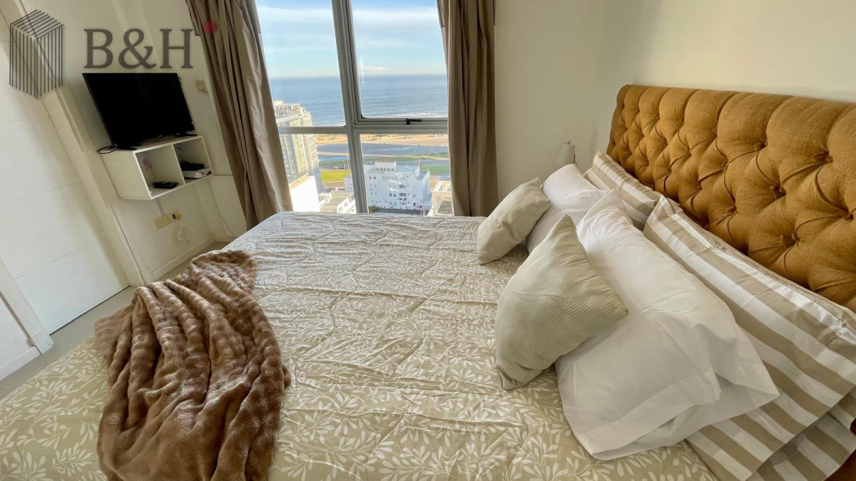 Apartamento ID.6984 - Apartamento en Alquiler Anual   Torre Nueva con Servicios. Vista al Mar
