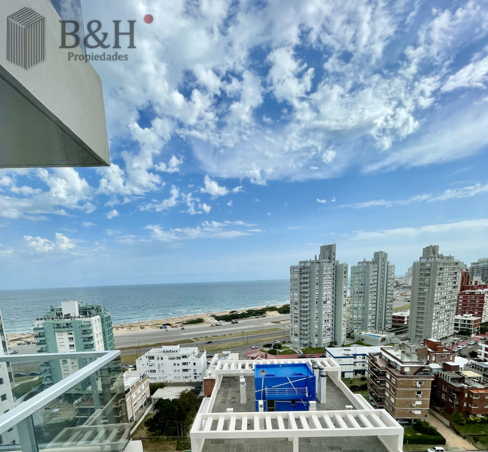 Apartamento ID.6984 - Apartamento en Alquiler Anual   Torre Nueva con Servicios. Vista al Mar
