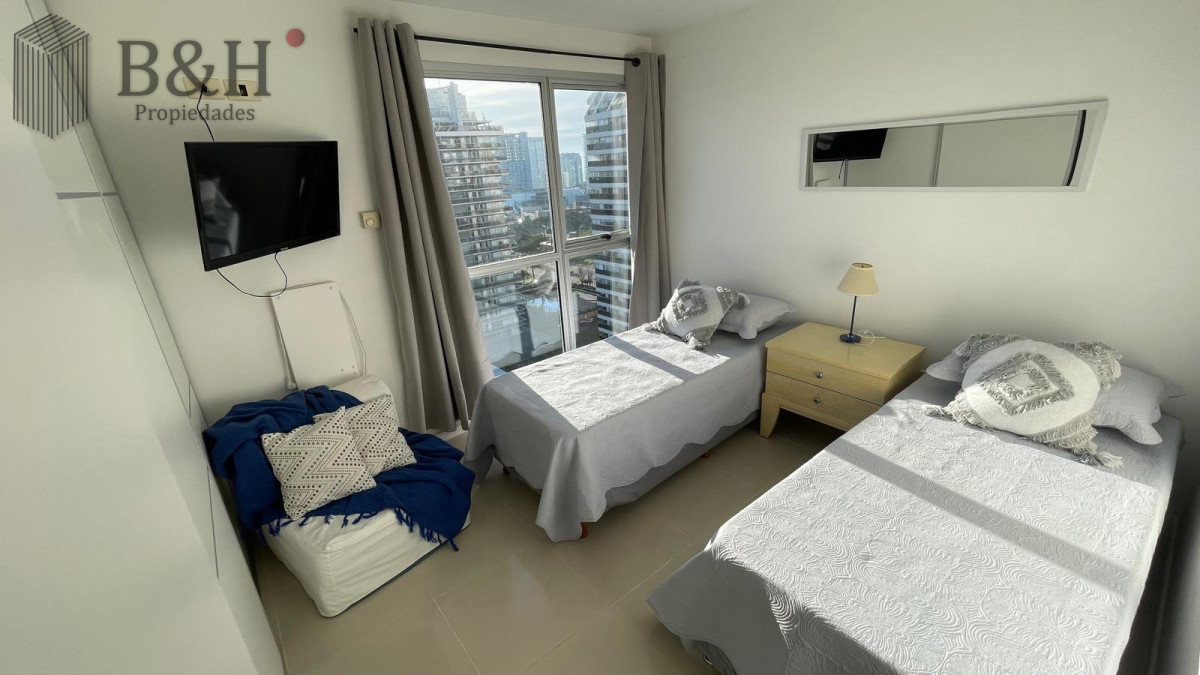 Apartamento ID.6984 - Apartamento en Alquiler Anual   Torre Nueva con Servicios. Vista al Mar