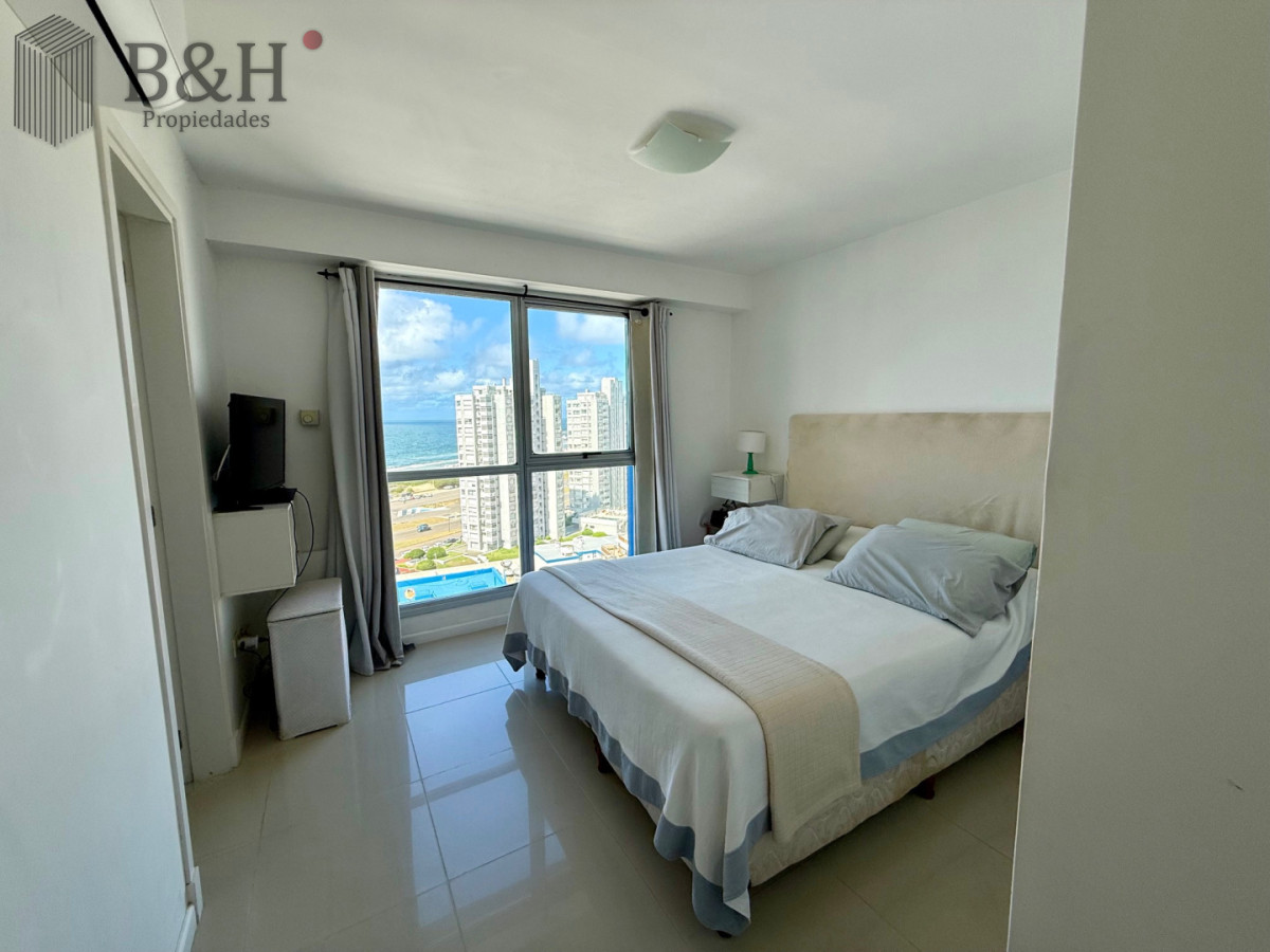 Apartamento ID.6984 - Apartamento en Alquiler Anual   Torre Nueva con Servicios. Vista al Mar