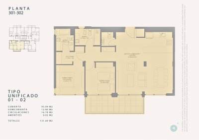 Venta en Obra. Peninsula de Punta del Este. Apartamento 2 dorm con garaje