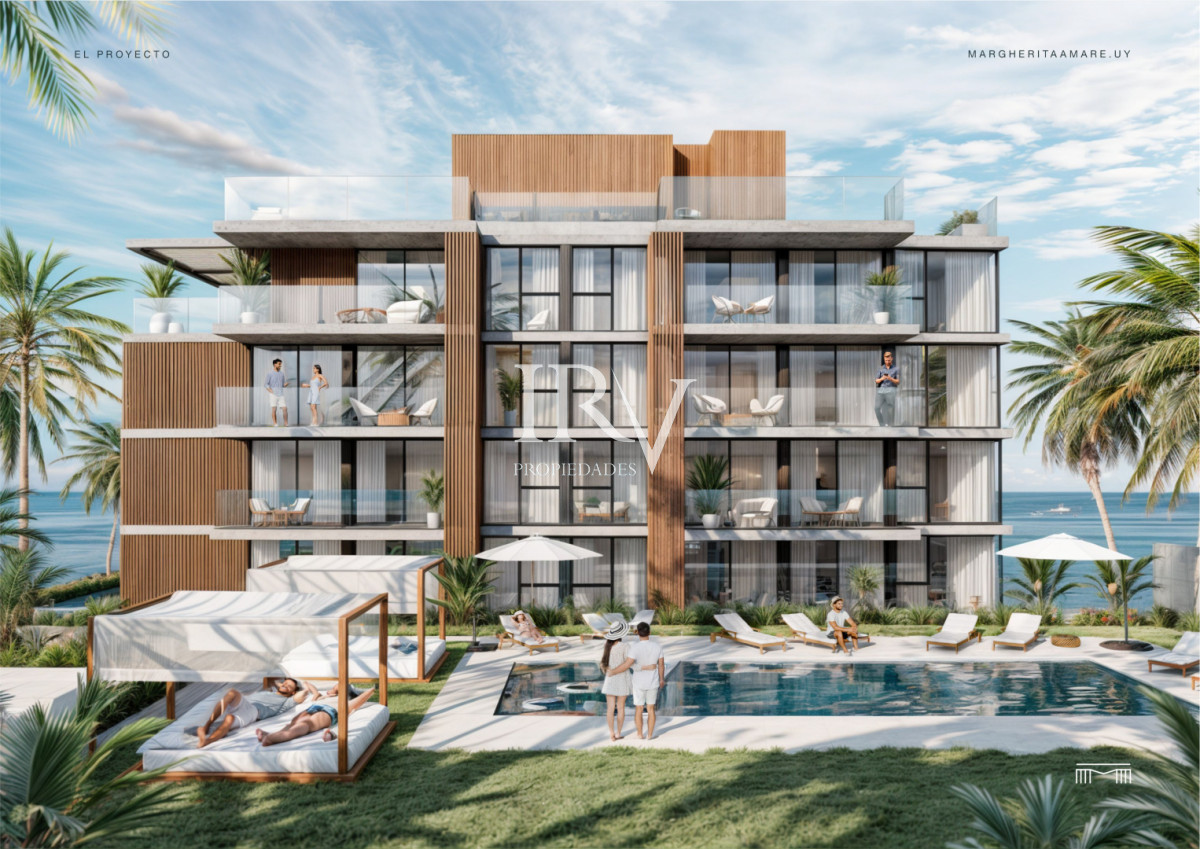 Apartamento ID.1006 - Venta en Obra. Peninsula de Punta del Este. Apartamento 2 dorm con garaje