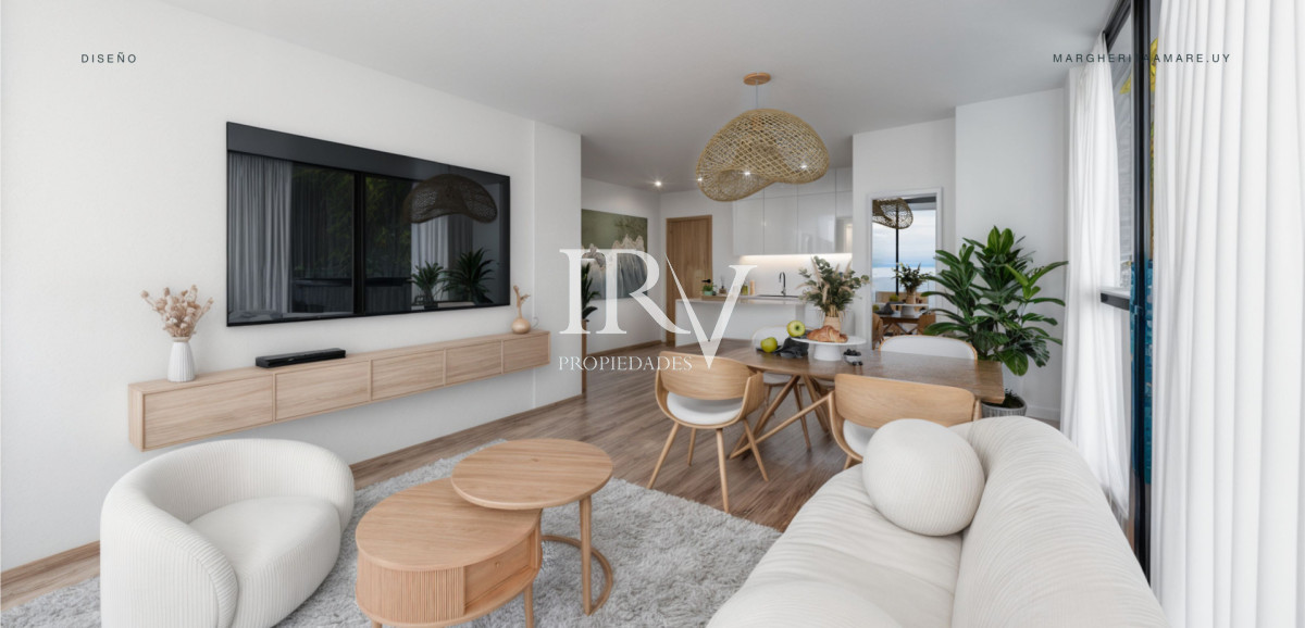 Apartamento ID.1006 - Venta en Obra. Peninsula de Punta del Este. Apartamento 2 dorm con garaje