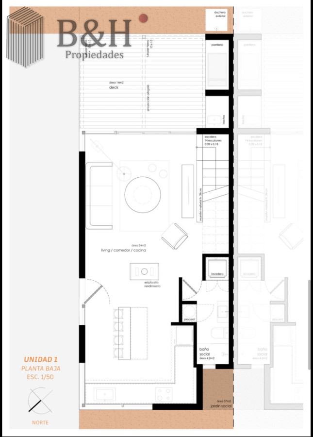 Casa ID.5319 - Venta - Casa - 2 Dormitorios - 2 baños - Punta del Este - Excelente Ubicación
