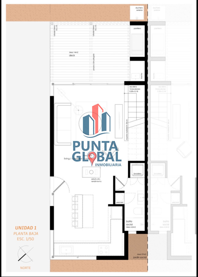 Casa ID.299 - Venta - Casa - 2 Dormitorios - 2 baños - Punta del Este - Excelente Ubicación