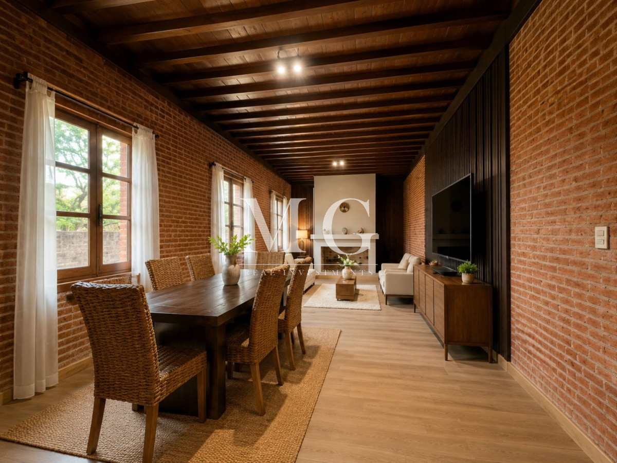 Casa ID.1088 - Excelente Casa a Estrenar Barrio Parque Burnett; 1.059m2 de terreno, piscina, barbacoa