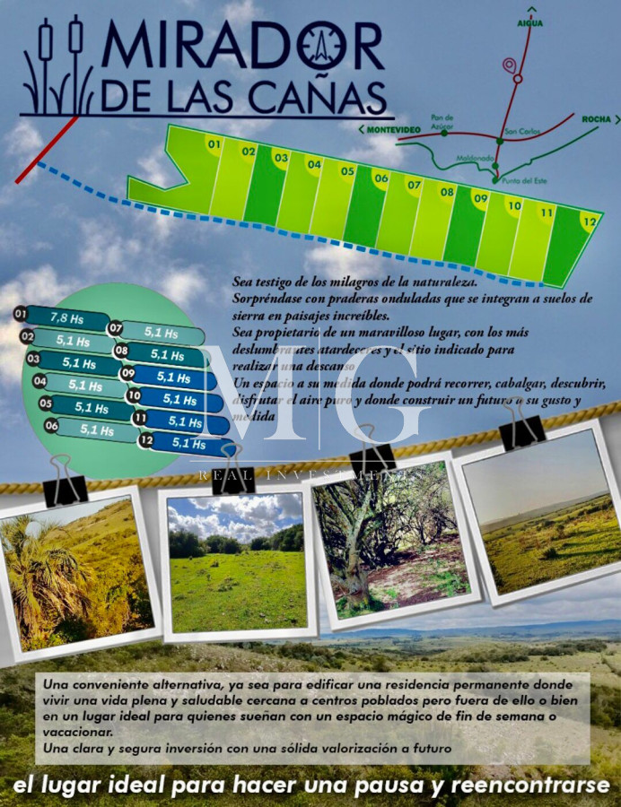 Chacra ID.216 - Venta Chacra 5.1Has Mirador de Las Cañas